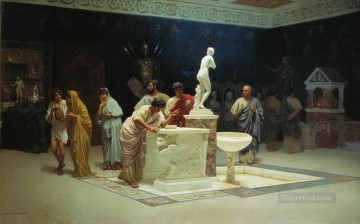 古代ローマのマエセナス・ステファン・バカロヴィチでのレセプション Oil Paintings
